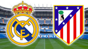 Real and Atletico logos