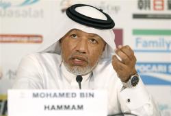 Mohamed_Bin_Hammam_behind_name_badge