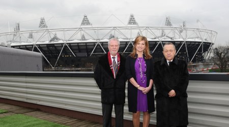 Karren Brady_David_Gold_and_David_Sullivan_in_front_of_Olympic_Stadium_February_11_2011