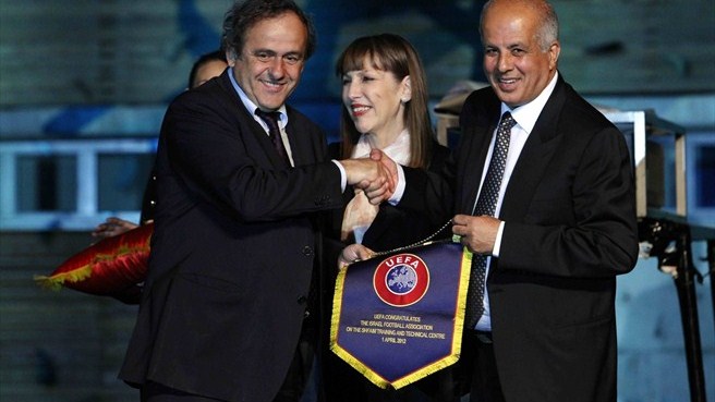 HatTrick -_Platini_in_Israel