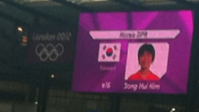 South Korean_flag_shown_wrongly_Hampden_Park_July_25_2012