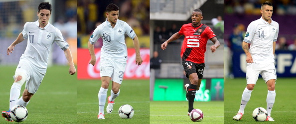 Samir Nasri_L_Hatem_Ben_Arfa_2ndL_Jeremy_Menez_R_and_Yann_MVila_2ndL_16-08-12