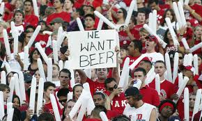 we want beer