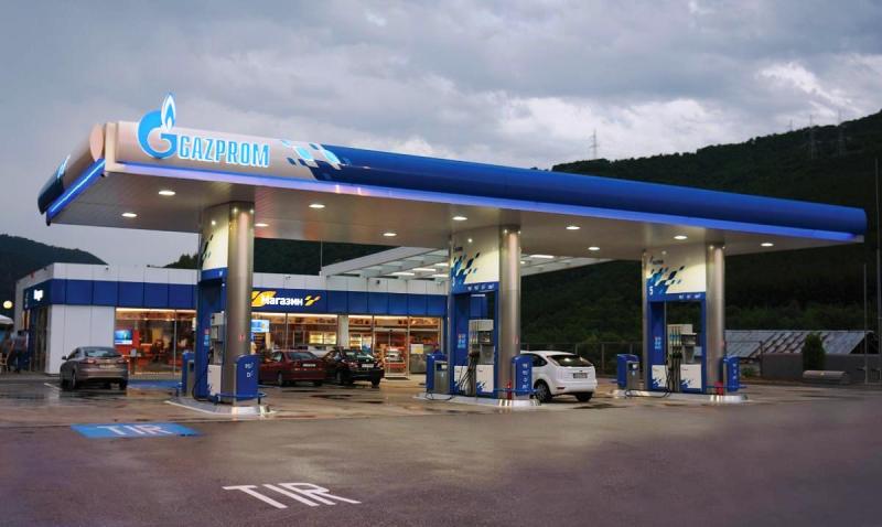 Gazprom petrol stations