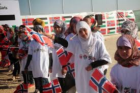 Norway Football Field for Girls at the Zaatari Syrian refugee camp