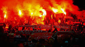 Polish flares at Wembley