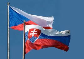 czech and slovak flags