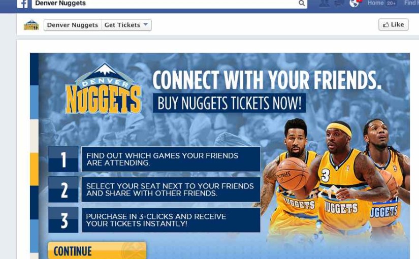 Denver Nuggets ticket app