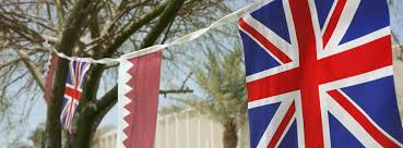 Qatar and Union Jack