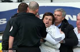 Rui Faria restrained