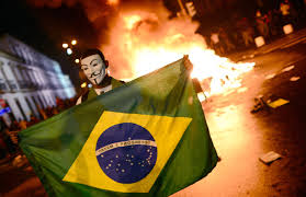 Brazil protestor