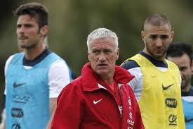 Deschamps at rench training