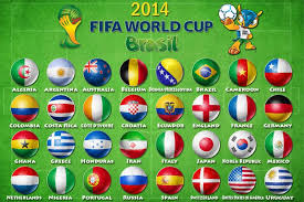 World Cup wallchart of nations