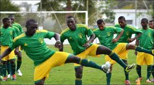 Mauritanian players training