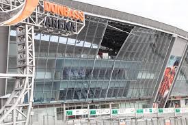 Donbass Arena damaged