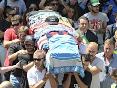 Kostas Katsoulis coffin