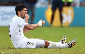 Suarez on ground