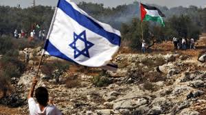 Israel vs Palestine flags