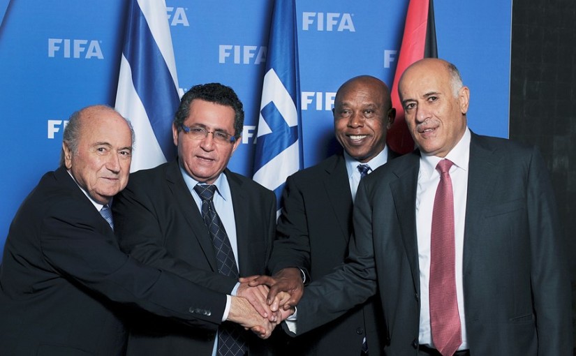 Blatter, Eini, Sexwale and Rajoub