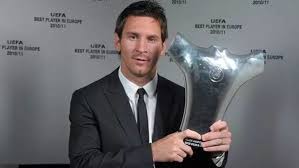 Lionel Messi UEFA player of the year