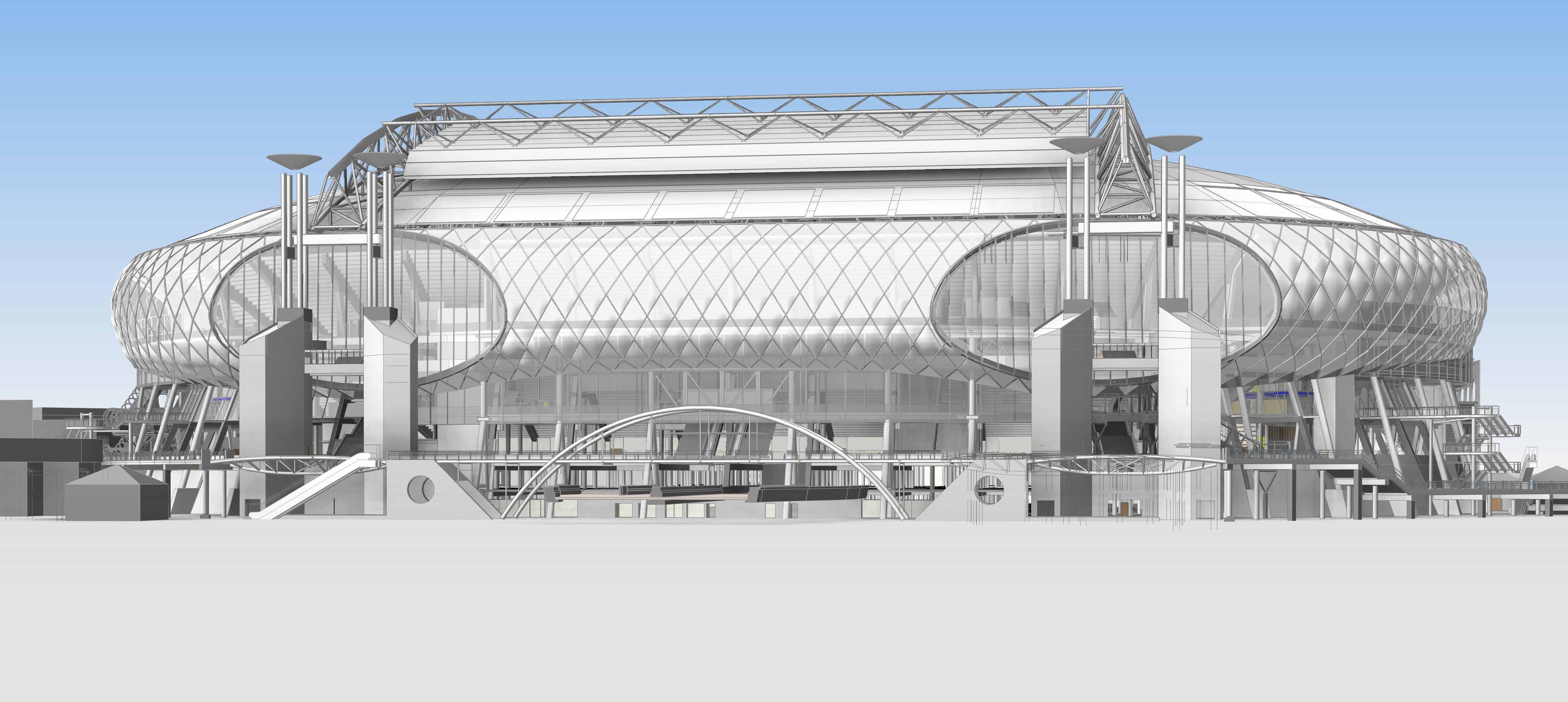 Amsterdam Arena 3 artist impression 3 Phase 1 east side stadium