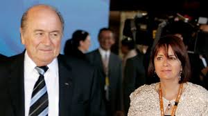 Sepp Blatter and daughter Corinne