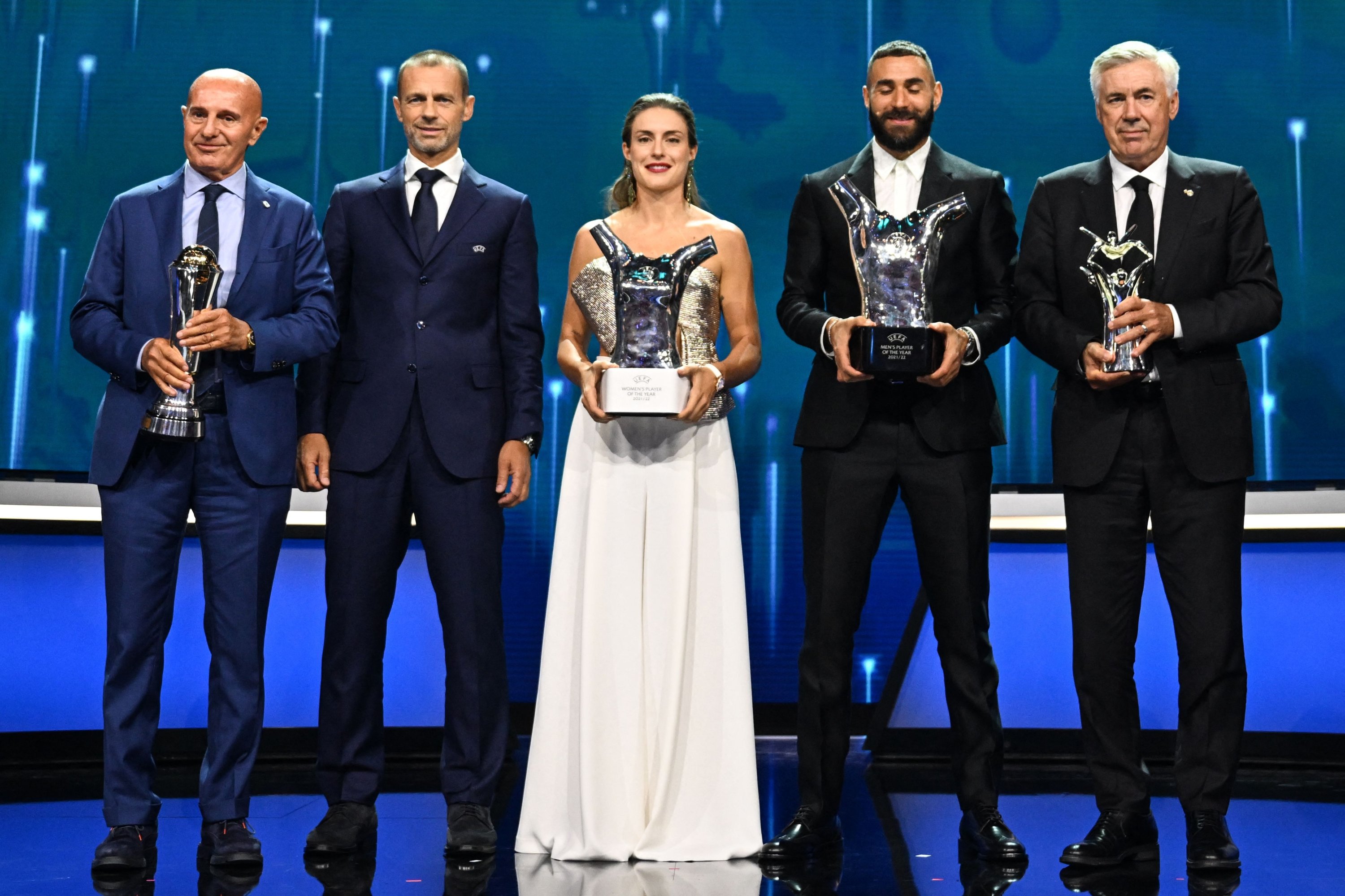 España domina los premios de la UEFA con Benzema, Ancelotti y Butellas