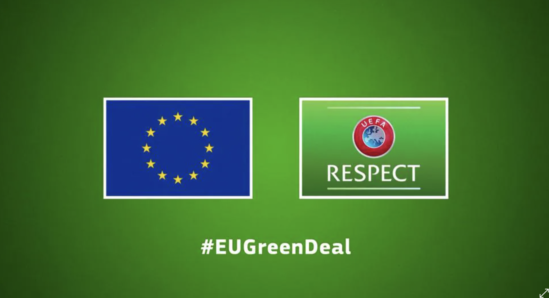 The UEFA-EU climate pact begins its second season with a new campaign