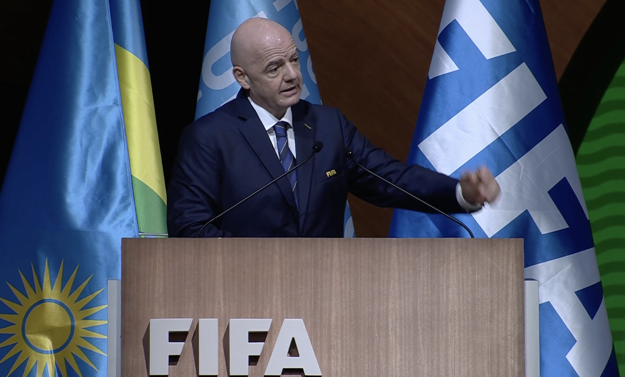 Gianni Infantino re-elected FIFA president by acclaim
