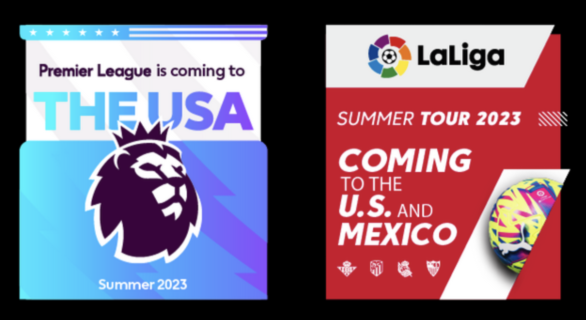 Relevant club market returns with EPL and La Liga clubs in the US and Mexico this summer