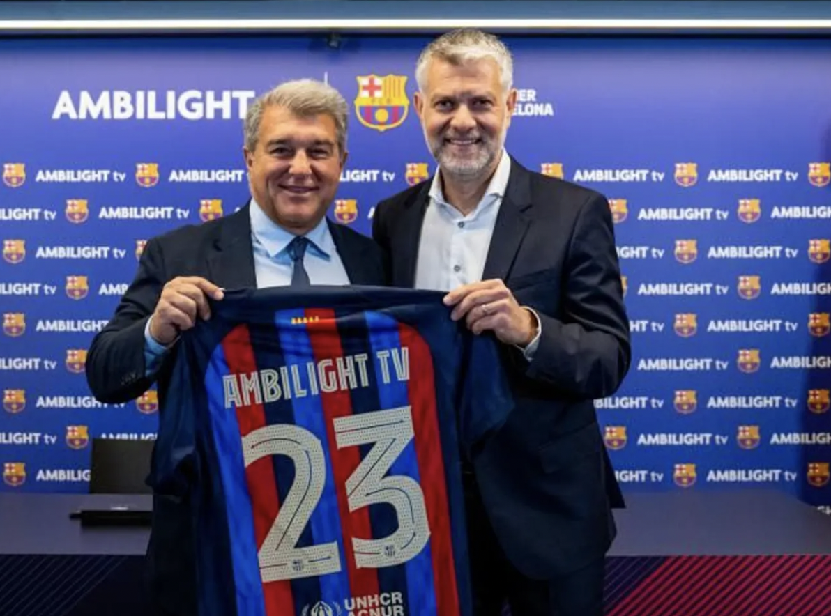 Confirmed: TP Vision strikes Ambilight TV sleeve sponsorship with Barça -  Sportcal