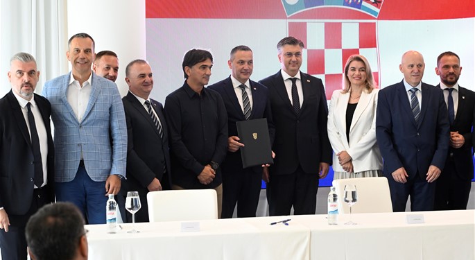 Футбольная ассоциация Хорватии получила в дар землю для строительства тренировочного центра национальной сборной