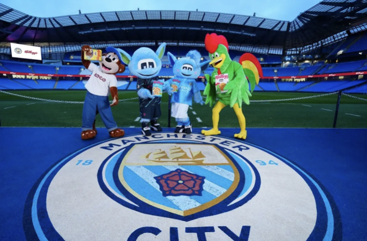 Man City agrees multi-year deal with Kellogg's