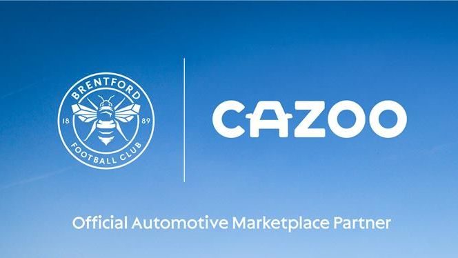 Brentford dirige para o horizonte, tornando -se um parceiro mercantil do Cazoo.