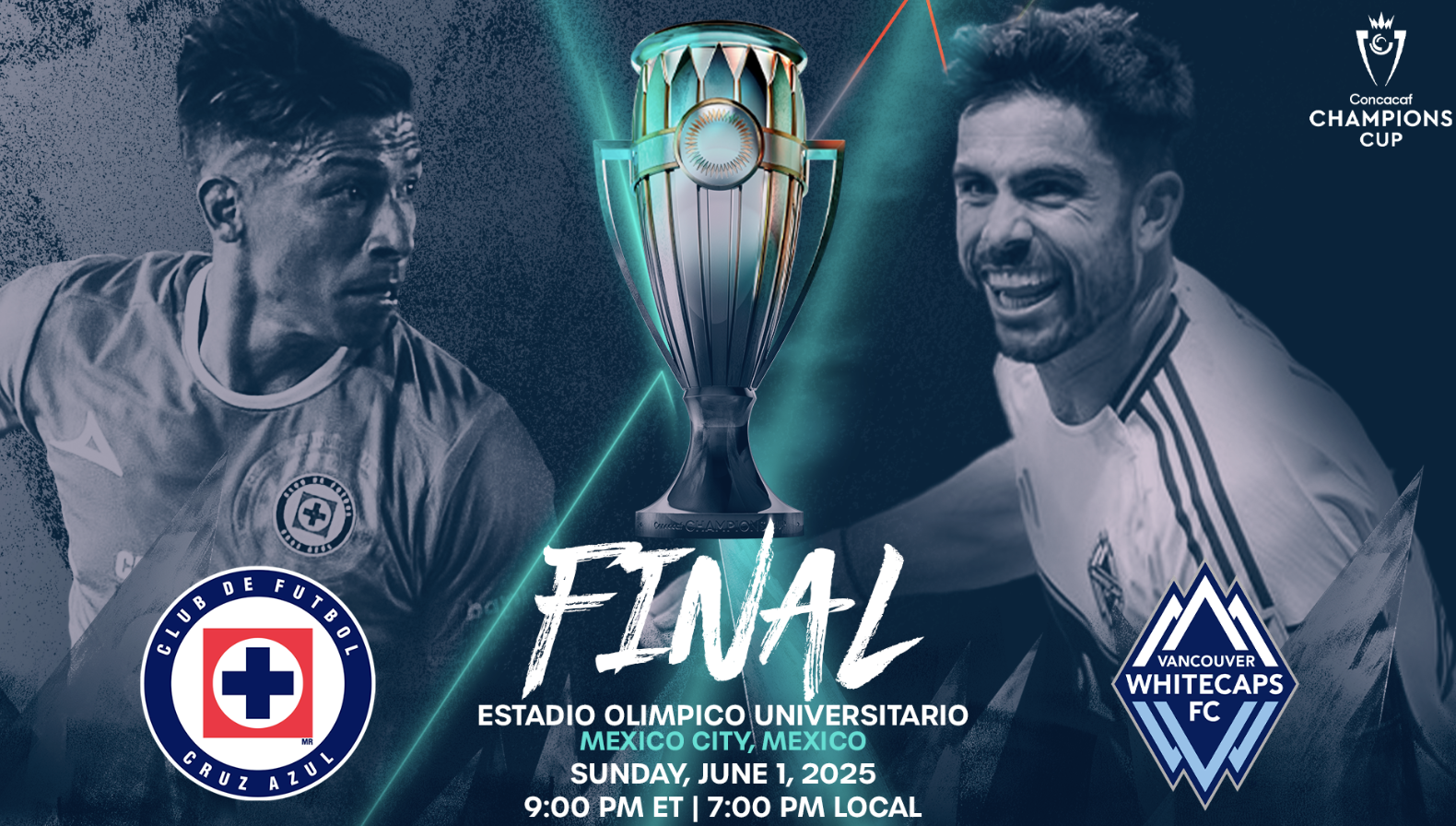 Vancouver Whiteecaps Dumpsi Miami para definir as finais da Despensa dos Campeões com Cruz Azul.