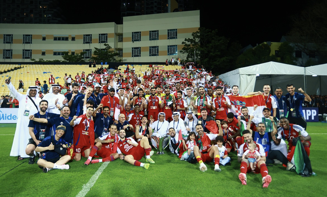 Sharjah, dos Emirados Árabes Unidos, fechar o clube da AFC com a vitória da Liga dos Campeões.