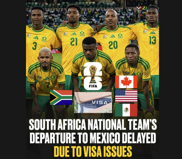 US fast tracks White Africaners, but black South African World Cup squad still waiting for visas